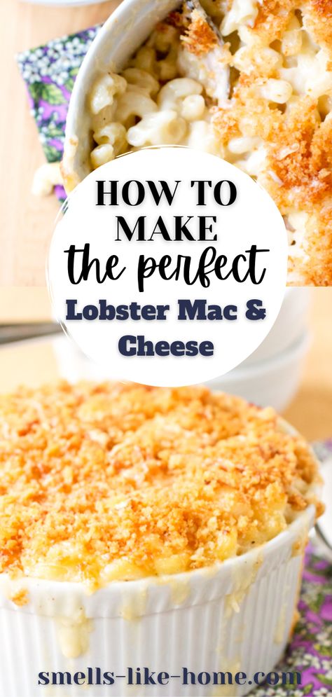 Lobster Mac And Cheese Recipe Ina Garten, Mac And Cheese With Lobster, Ina Garten Lobster Mac And Cheese, Crockpot Lobster Mac And Cheese, Lobster Mac Cheese Recipe, Lobster Mac And Cheese Recipe Easy, Easy Lobster Mac And Cheese, Creamy Lobster Mac And Cheese Recipe, Langostino Mac And Cheese Recipe