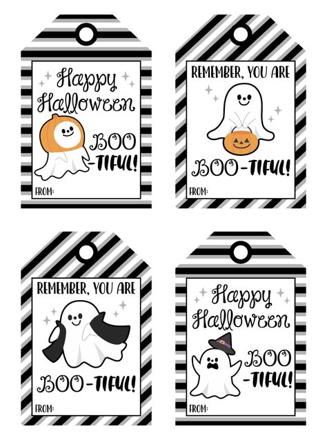 Free Halloween Gift Tags, Halloween Treat Tags Free Printable, Halloween Treat Bag Tags Free Printable, Halloween Gift Tags For Kids, Halloween Tags Printables Free, Halloween Gift Tags Printable Free, Halloween Treat Gifts, Halloween Classroom Treats, Kids Gift Tags