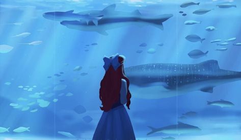 The Little Mermaid concept art Ariel Wallpaper, Little Mermaid Wallpaper, Mermaid Wallpapers, Images Disney, Disney Ariel, Old Disney, Pinturas Disney, Disney Aesthetic, Disney Princess Art