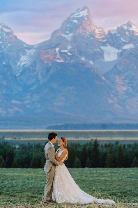 Jacksonhole Wyoming Wedding, Wyoming Elopement Jackson Hole, Jackson Hole Wyoming Wedding, Jackson Hole Elopement, Yellowstone Wedding, Wilderness Wedding, Wyoming Wedding, Future Relationship, Sunrise Wedding