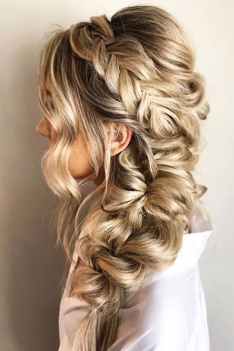 39 Braided Wedding Hair Ideas You Will Love ❤ braided wedding hair side swept on lond blonde hair braid with crown svglamour #weddingforward #wedding #bride #weddinghair #braidedweddinghair Hair Side Swept, Braided Wedding Hair, Side Hairstyle, Wedding Hair Ideas, Wedding Hair Side, Side Swept Hairstyles, Bridal Braids, Side Braid Hairstyles, Side Hairstyles