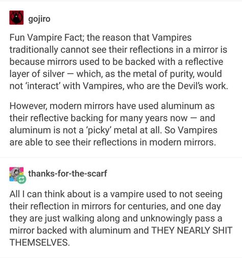 Vampires And Mirrors, Vampire X Hunter Prompt, How To Write Vampires, Vampire Weakness, Monster Lover Tumblr, Vampires Tumblr, Vampire Oc Design, Vampire Story Prompts, Writing Vampires