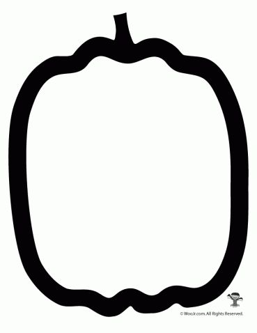 Tissue Paper Jack o' Lantern Halloween Pumpkin Suncatchers - Woo! Jr. Kids Activities Pumpkin Crafts Preschool, Pumpkin Outline, Pumpkin Stencils Free, Shamrock Template, Halloween Pumpkin Crafts, Pumpkin Template, Halloween Porch Decorations, Pumpkin Carving Templates, Pumpkin Stencil