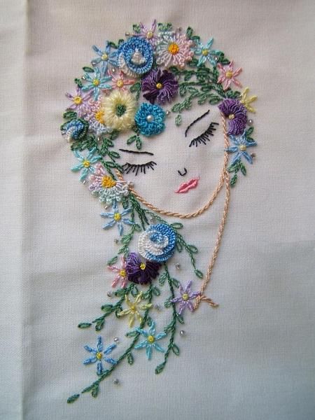 Brazilian Embroidery Stitches, Sulaman Pita, Pola Bordir, Hardanger Embroidery, Seni Origami, Pola Sulam, Brazilian Embroidery, 자수 디자인, Silk Ribbon Embroidery