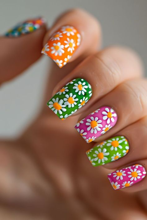 simple spring nail ideas, spring acrylic nail designs, nails spring, spring nail ideas, spring nails short, spring nails designs, trendy spring nails, floral nails, flower nails, spring nails inspiration, easy spring nails, neutral spring nails, spring gel nails, nails design, flowers nails, spring nail designs, simple nails, spring nails 2024 trends, spring nails simple, spring nails pink, spring nails with flowers, white daisies nail design, march nails Nails Polish Designs, Best Summer Nails, Summer Nails 2024, Crazy Nail Designs, Stunning Nail Designs, Spring Acrylic Nails, Spring Nail Designs, Different Nail Designs, Nails Polish