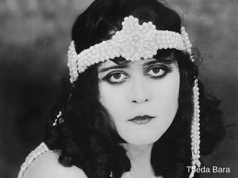 Silent Film Makeup: What Was It Really Like? | Silent-ology Silent Film Makeup, Film Makeup, Theda Bara, Beautiful Cinematography, Silent Film Stars, Film Star, Image Archive, Silent Movie, Vintage Makeup