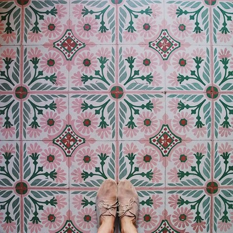 tiles in trinidad, cuba instagram.com/lucylaucht Cuban Tile, Beautiful Tile, On The Floor, Tile Patterns, Tile Design, The Floor, Trinidad, Textures Patterns, Havana