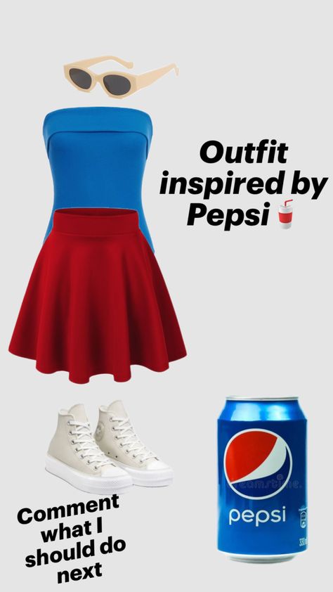 Outfit inspired by Pepsi Outfit Inspired