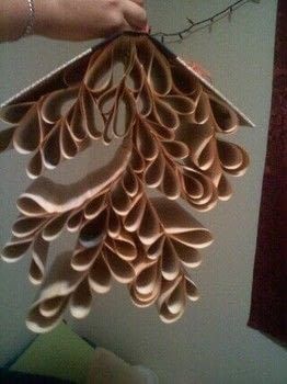 Book Mobile · How To Make A Piece Of Book Art · Art, Molding, and Papercraft on Cut Out + Keep Paper Clip Crafts, Book Art Tutorial, Book Mobile, Paperclip Crafts, Mobile Project, How To Make Snowflakes, Bird Mobile, Art Models, Book Page Crafts