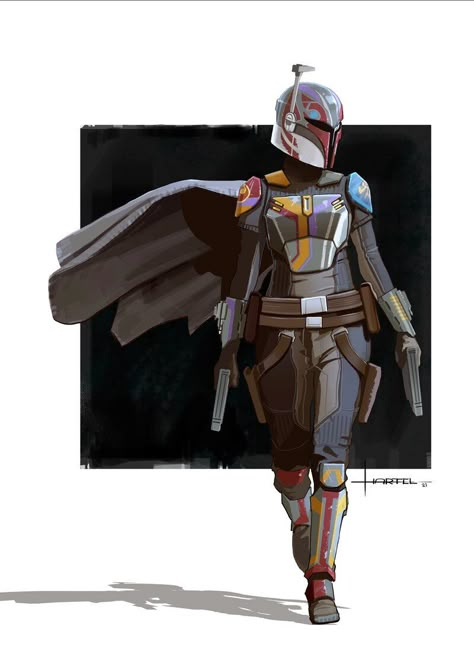 ArtStation - Sabine Wren (for live action), Adam Hartel Sabine Wren, Star Wars Character, Wren, Star Wars, Black