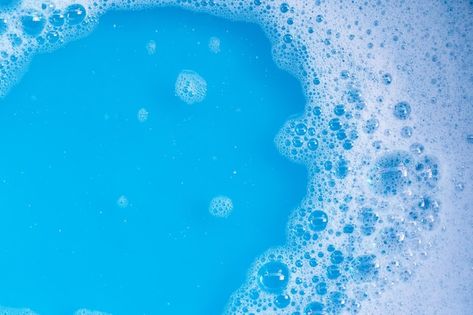 Detergent foam bubble on blue background | Premium Photo #Freepik #photo #wash-clothes #wash-cloth #laundry #laundry-background Rollup Design, Food Business Card, Flyers Design, Laundry Design, Church Poster Design, Event Poster Design, Church Poster, Gift Tags Diy, Blue Pictures