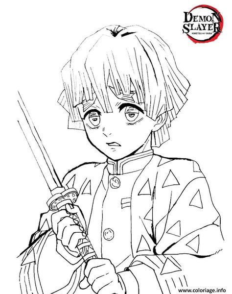 Coloriage Scared Zenitsu Agatsuma demon slayer à imprimer Amazing Coloring Pages, Girl Outlines, 2560x1440 Wallpaper, Coloring Pages Inspirational, Dinosaur Coloring, Flower Coloring Pages, Coloring Pages To Print, Cute Coloring Pages, Anime Stickers