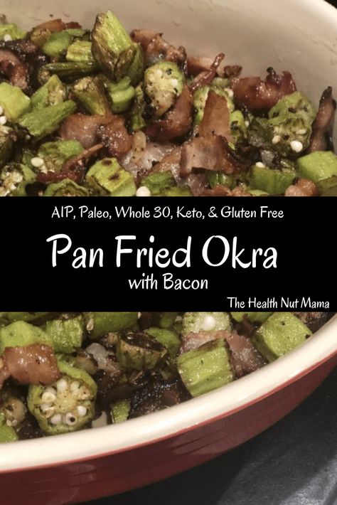 Okra Recipes Healthy, Pan Fried Okra, Indian Okra Recipes, Whole 30 Keto, Sides Healthy, Okra Benefits, Roasted Okra, Paleo Crockpot Recipes, Okra Recipe