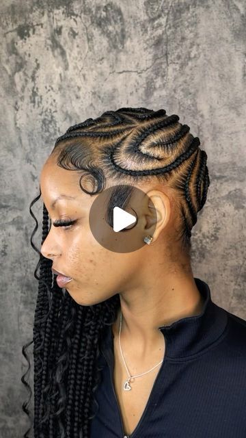 Braid Styles For Black Women 2024, Lemonade Stitch Braids, Goddess Lemonade Braids With Curls, Cute Quick Braided Hairstyles Black Hair, Stitch Boho Braids, Lemonade Braids Boho, Stitch Lemonade Braids, Lemonade Braids Hairstyles Kids, Lemonade Boho Braids