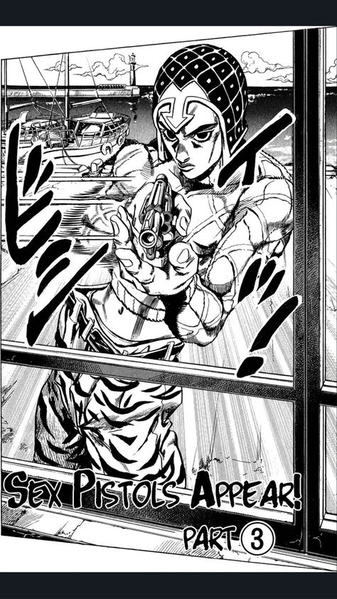 Mista Manga Panel, Jojo Manga Art, Part 5 Jojo, Jojos Bizzare Adventure Manga, Mista Jojo Manga, Jjba Manga Panels, Jojo's Bizarre Adventure Manga Panels, Jojo's Bizarre Adventure Mista, Jojo's Bizarre Adventure Manga