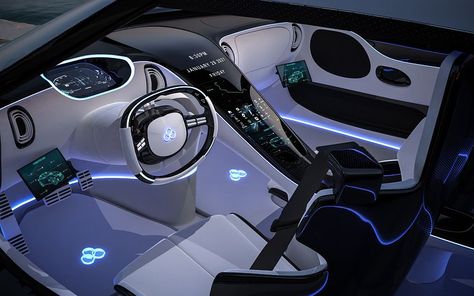 Car Detailing Diy, Futuristic Cars Interior, Pantera Car, Concept Cars Vintage, Car Jokes, Alien Life, 3d Blender, Cars Design, Hyundai Motor