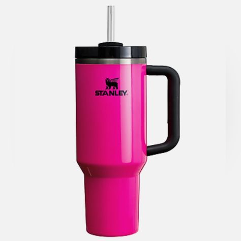 Stanley Neon Electric Pink 40 Oz Tumbler New In Original Packaging. Stanley 40oz Tumbler, Stanley Adventure Quencher, Stanley Pink, Pink Tumbler, Stanley Adventure, 40 Oz Tumbler, Thermos Bottle, 40oz Tumbler, Christmas 2024