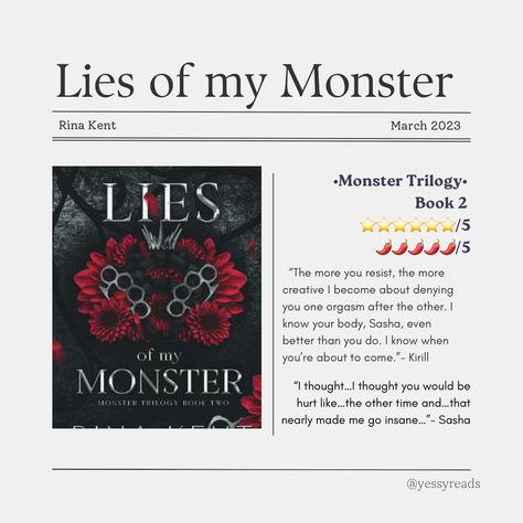 Dark Mafia Romance (Book review) please give credit if repost Gay Dark Romance Books, Dark Mafia Romance Books, Lies Of My Monster, Mafia Romance Books, Dark Mafia Romance, Spicy Books, My Monster, Mafia Romance, Dark Books