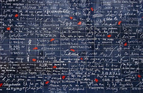 I Love You wall    I love you is written in over three hundred languages.        Monmartre, Paris Honeymoon Photography, Paris Canvas, City Of Lights, Paris Trip, Sweet Escape, Paris Photo, Love Wall, Paris Photos, Free Things To Do