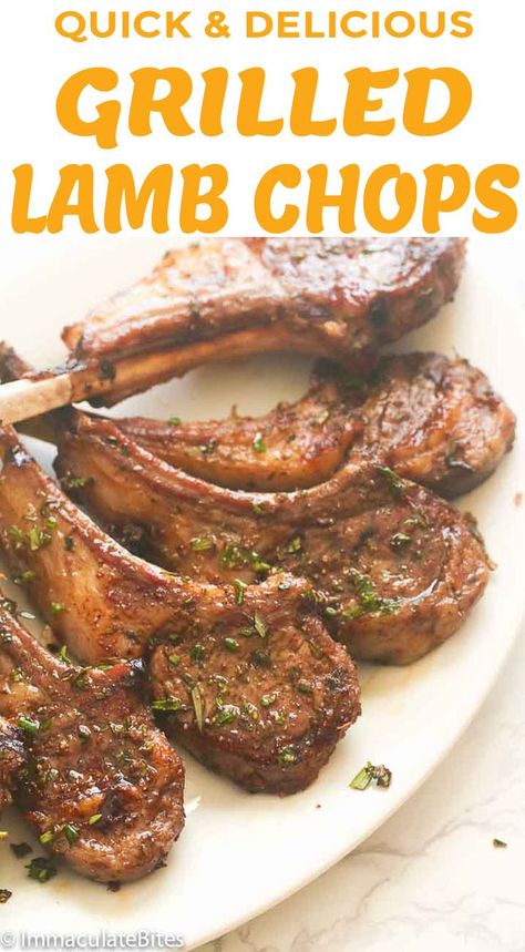 Blackstone Lamb Chops, Grilled Lamb Chops Marinade, Grilled Lamb Recipes, Lamb Chops Marinade, Grilled Lamb Chop Recipes, Baked Lamb Chops, Lamb Chops Recipe, Grilled Lamb Chops, Lamb Chop Recipes