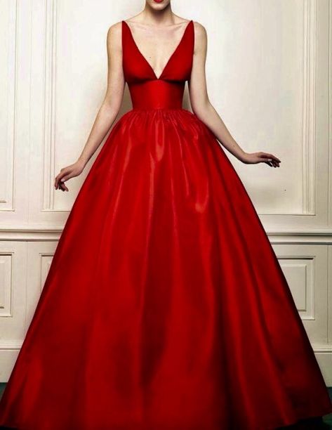 Zac Posen Stephane Rolland, Red Gowns, Long Red, Evening Party Dress, Gorgeous Gowns, Mode Vintage, Mode Inspiration, Beautiful Gowns, Looks Vintage