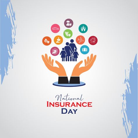 National Insurance Day. Insurance Awareness Day Holiday concept. Template for background, banner, card, poster. Vector illustration National Insurance Awareness Day, Insurance Poster, Insurance Wallpaper, Tourism Day, Card Poster, Background Banner, Live Wallpapers, Side Hustle, The National