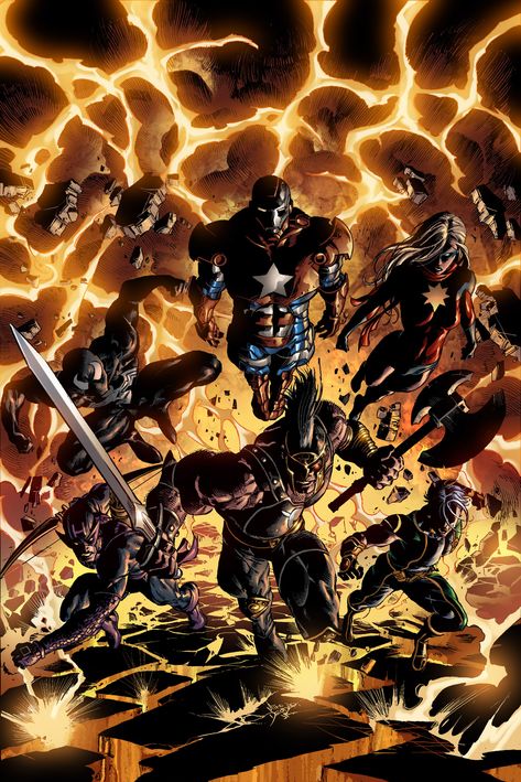 Dark Avengers 2 Dark Avengers, Mike Deodato, Avengers 2, Comic Book Collection, Jr Art, Arkham City, Avengers Comics, Marvel Villains, New Avengers