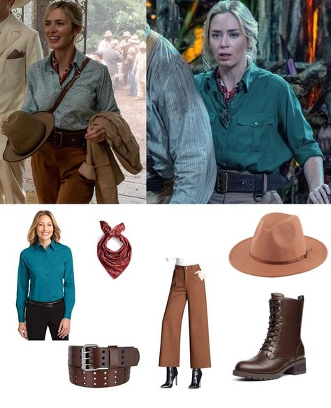 Dr Lily Houghton Outfit, Dr Lily Houghton, Jungle Cruise Emily, Adventure Costume Ideas, Jungle Cruise Skipper Costume, Jungle Cruise Inspired Outfit, Jungle Cruise Disneybound, Jungle Cruise Outfit, Jungle Costume Women