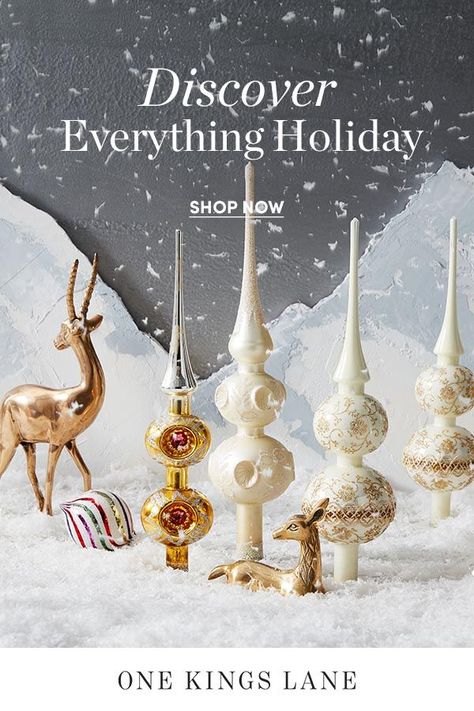 Discover everything you need—decor, entertaining essentials, gifts—for a magical holiday season at One Kings Lane. Dashing Diva, Santa Crafts, Outdoor Furniture Decor, Christmas Blessings, Entertaining Essentials, Rustic Holiday, Topiaries, Christmas Crafts Decorations, Christmas Display