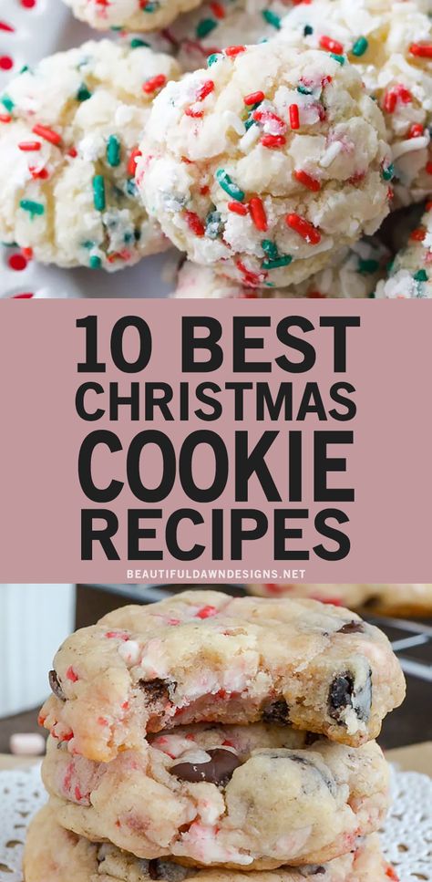 It's officially holiday baking season, which means it's time for me to share the absolute best Christmas cookie recipes. Every single cookie on this list, I've made myself, and can tell you that they are some of the best cookies you'll ever eat. Poet Gooey Christmas Cookies, Ooey Gooey Christmas Cookies, Christmas Baking Recipes Cookies, Top Christmas Cookies, Christmas Butter Cookies, Xmas Cookies Recipes, Best Christmas Cookie Recipes, Frosted Gingerbread, Christmas Cookie Recipes Holiday