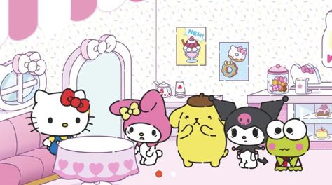 Kuromi And Keroppi, My Melody X Kuromi, Cinnamoroll And Friends, Frog Puppet, Pompompurin Kuromi, Sanrio Collection, Kuromi My Melody, Badtz Maru, Hello Kitty Friends