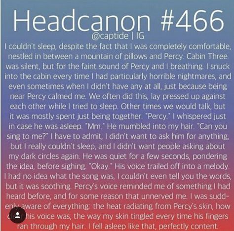 THIS IS FREAKING NARRATED BY ANNABETH! CRAP YES! Percabeth Headcanon, Pjo Headcanons, Percy Jackson Annabeth Chase, Head Cannons, Percy Jackson Ships, Rick Riordan Series, Percy Jackson Head Canon, Percy And Annabeth, Percy Jackson Quotes