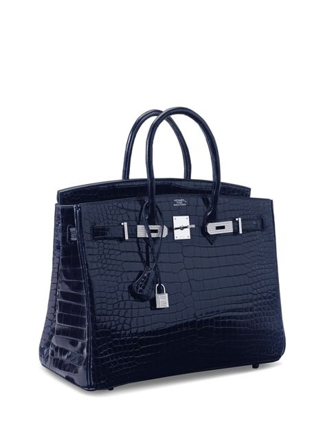 Blue Birkin, Hermes Birkin Handbags, Birkin Handbags, Hot Bags, Crocodile Bags, Handbag Heaven, Luxury Purses, Fancy Bags, Lv Handbags