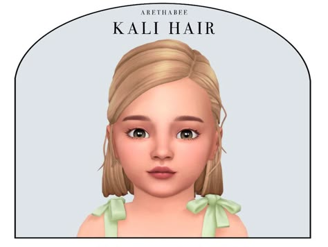 The Sims Resource - Kali Hair (Toddler) Sims 4 Cc Hair Toddler Girl, Sims 4 Cc Toodlers Hair, Sims4 Toddler Hair, Sims Toddler Cc, Sims 4 Toldders Hair, Sims 4 Cc Toodlers Hair Maxis Match, Sims 4 Toddler Hair Maxis Match, Sims 4 Cas Background, Toddler Hair Sims 4