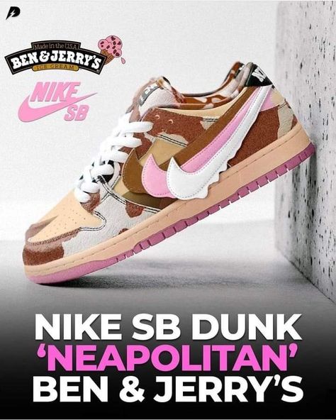 Ben And Jerry Dunks Outfits, Ben And Jerry Dunks, Dunks Outfits, Nike Sneakers, Nike Dunk, Ice Cream, Nike, Cream, Sneakers