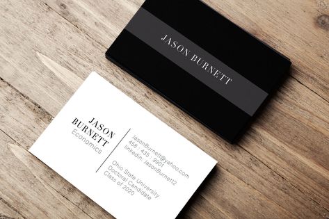 Business Card Examples, Student Card Design, Student Business Cards, Business Cards Template, Examples Of Business Cards, Business Card Stand, Design Campaign, Self Branding, Graduate Student