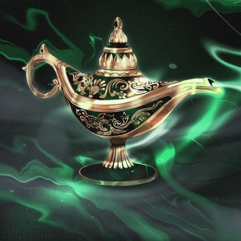 Bringing your wildest dreams to life, this enchanting illustration of a genie lamp is a must-have for any fantasy lover Genie Illustration, Genie Lamp, Magic Lamp, Mtg Art, Fantasy Lovers, Islamic Paintings, Wildest Dreams, Cover Art, Lanterns