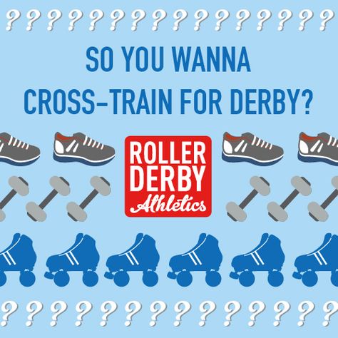 A simple primer for getting started or levelling up with cross-training for roller derby, no matter what level of fitness you’re starting with. Derby Workout, Roller Derby Workout, Cross Fitness, Roller Workout, Roller Derby Skates, Derby Time, Roller Derby Girls, Derby Skates, Quad Roller Skates