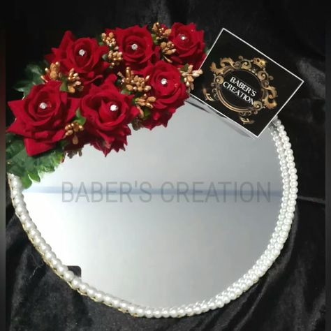 Mun dikhai mirror for bride and groon...😍❤😇
.
For order DM us...💌👇
@baberscreation 
.
.
.
#babercreation 
#wedding 
#weddingday 
#decor 
#nikkahceremony 
#mirror 
#weddingmirror 
#handmade 
#customizedgifts 
#weddingprops 
#weddingaccesories 
#instagram 
#viral 
#smallbusiness 
#smallbusinessowner 
#handmadebusiness 
#mirrorwork 
#nikkahmirror 
#mirrortray 
#weddingtrends 
#weddingtray 
#resinart 
#art 
#shoplocal 
#shopnow 
#trending 
#trendingreels 
#trend 
#quetta
#pakistaniwedding 
.
.
. Nikkah Mirror, Nikkah Tray, Haldi Ceremony Decorations, Wedding Mirror, Wedding Accesories, Floral Mirror, Ring Plate, Mirror Tray, Wedding Props