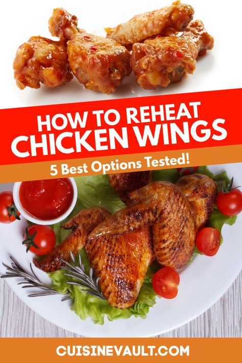 Leftover Chicken Wings, Reheat French Fries, Wings At Home, Chicken Wing Recipes Baked, Reheat Chicken, Fast Snack, Moist Chicken, Cooking Challenge, Smart Oven