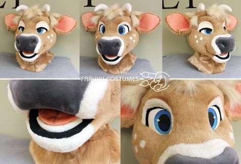 Cow Fursuit, Cow Fursona, Dog Fursuit Head Base, Horse Fursuit, Cat Fursuit Head, Dog Fursuit Head, Kig Fursuit, Fur Suit, Fursuit Ideas