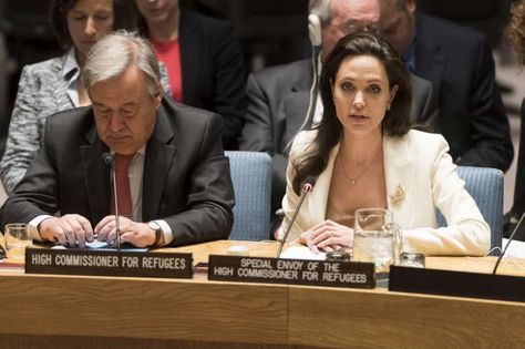 Syria Crisis, Council On Foreign Relations, United Nations Security Council, Angelina Jolie Photos, Humanitarian Work, Jolie Pitt, Adopting A Child, Working With Children