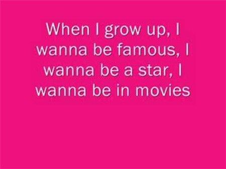 I wanna be famous, I wanna be a star! Life Soundtrack, Growing Up Quotes, Pussycat Dolls, Becoming An Actress, Up Quotes, Children Images, When I Grow Up, I Did It, Mean Girls