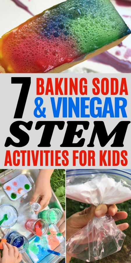 Preschool Stem Activities, Baking Soda Experiments, Stem Activities Preschool, Baking Soda And Vinegar, Preschool Stem, Preschool Science Activities, Kid Experiments, Stem Challenges, Stem Projects