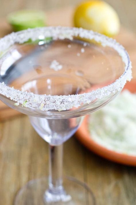 Salty-Sweet Citrus Salt for Your Margarita Glass