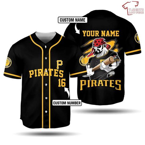 MLB Pittsburgh Pirates Pirate Mascot Personalized Baseball Jersey Check more at https://tshirtslowprice.com/product/mlb-pittsburgh-pirates-pirate-mascot-personalized-baseball-jersey/ Sports Costume Ideas, Sports Costume, Personalized Baseballs, Pittsburgh Pirates, National Guard, Sport Football, Tailored Shirts, Baseball Jersey, Mlb Baseball