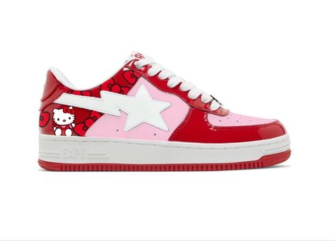 Red Hello Kitty, Calm Fits, Shoes Png, Y2k Scene, Hello Kitty Shoes, Favorite Shoes, Aesthetic Shoes, Swag Shoes, Dream Shoes