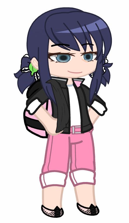 Marinette Dupain Cheng Gacha Club, Gacha Club Marinette, Miraculous Gacha, Gacha Stickers, Ladybug Outfits, Gacha Ocs, Club Hairstyles, Marinette Dupain Cheng, Miraculous Characters