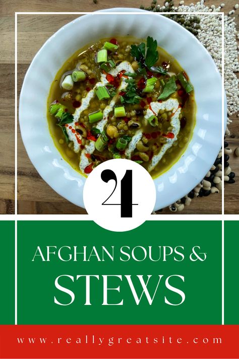 Afghans have some great soup recipes. I've included 3 soup recipes and 1 stew recipe. (lubya) If you are wanting to explore other cultures, try Afghan food. Afghan Soup, Afghan Vegetarian Recipe, Afghan Pumpkin Recipe, Afghanistan Rice Recipes, Afghan Rice With Raisins, Recipes With Kidney Beans, Afghan Food Recipes, Milk Tea Recipes, Chai Recipe