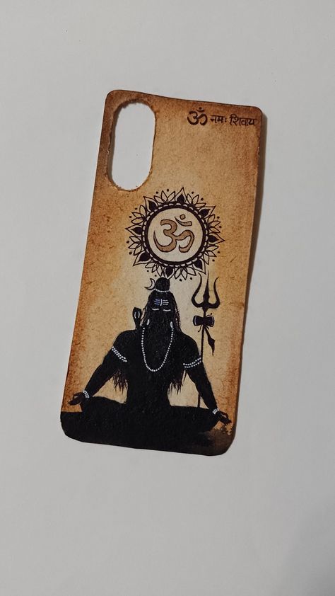 Mahadev mobile cover 🎨 Shiv Ji, Mobile Cover, Aesthetic Phone Case, Mobile Covers, Diy Phone Case, Mandala Design, Phone Covers, Phone Cover, Cover Art